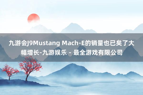 九游会J9Mustang Mach-E的销量也已矣了大幅增长-九游娱乐 - 最全游戏有限公司